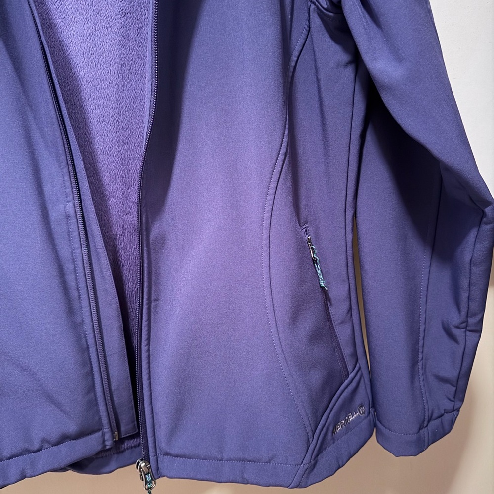 Merrell Women's Deep Purple Aeroblock Full Zip Jacket EUC - Picture 12 of 16